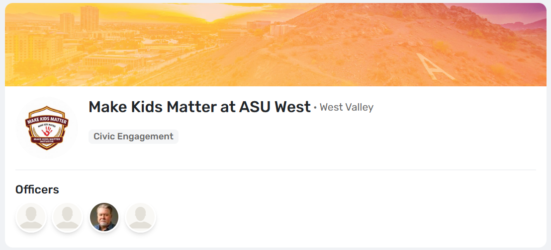 Make Kids Matter ASU West Chapter